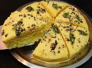 A picture of gujarati khaman dhokla