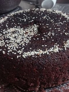 عکسی از دستور کیک خیس شکلاتی قابلمه ای