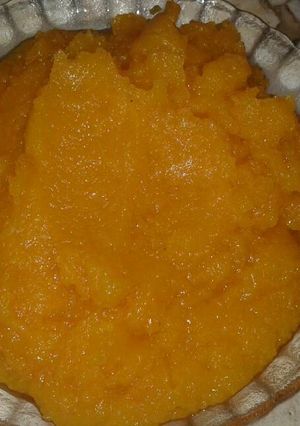 Una foto de Puré de zapallo