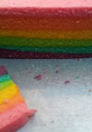 Foto resep Steamed Rainbow Cake