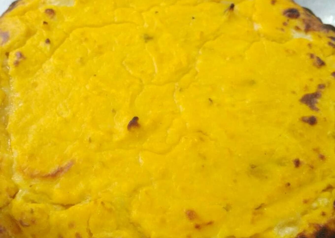 Tarta de pollo y calabaza