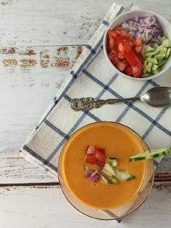 Una foto de Gazpacho en Thermomix o no