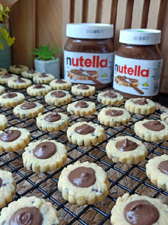 Gambar Biskut Tart Nutella