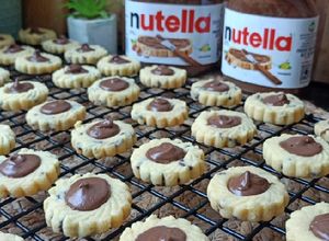 Gambar Biskut Tart Nutella