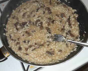 The New Way Serving Recipe Mushroom risotto Home Style