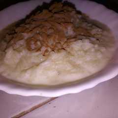 Una foto de Arroz con leche cremoso