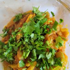 A picture of Baby corn jalfrezi.