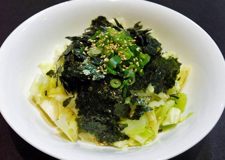 How to Make Quick Cabbage &amp; Nori Salad