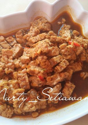 Foto resep Tempe kuah kecap pedes
