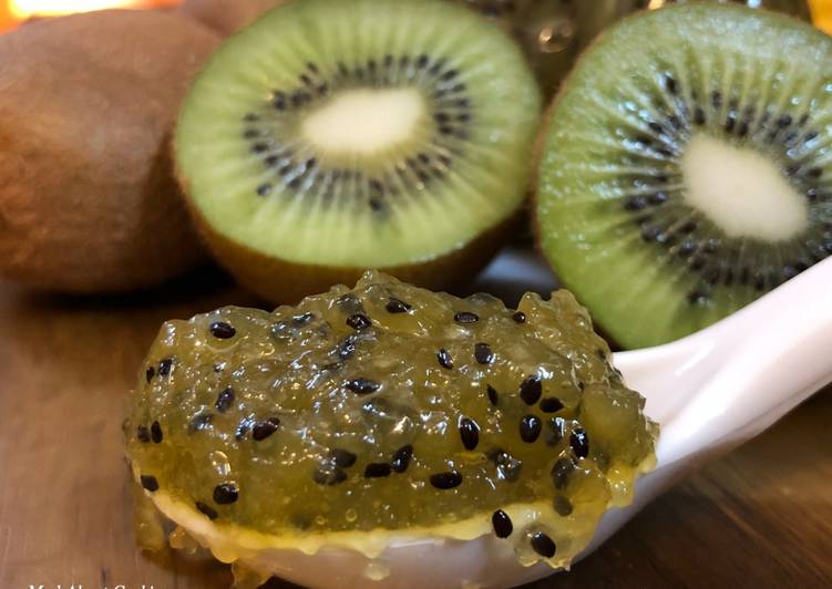 How to Make Super Quick Homemade Kiwi Jam – No Preservative Fruit Jam