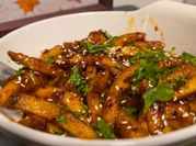 A picture of chili fries