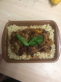 Una foto de 198. Arroz con carne molida (principal arroz)