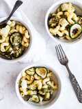 Cold Pasta with Smoked Scamorza, Grilled Zucchini, and Pesto