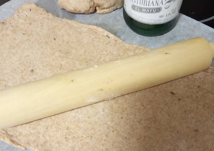 Masa para pizza integral con Sidra y masa madre