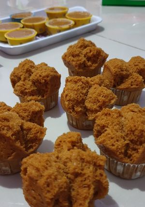 Foto resep Bolu Kukus Gula Merah no mixer