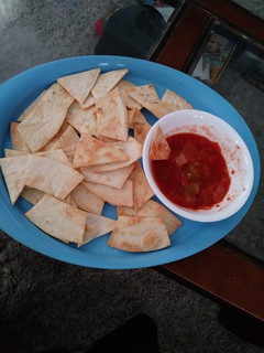 A picture of DIY Tortilla Chips.