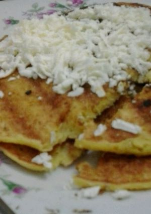 Una foto de Cachapas de maíz