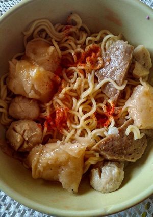 Foto resep Mie Bakso Pangsit