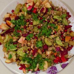 A picture of Healthy moong salad.