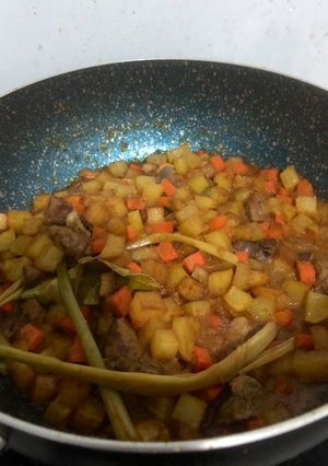 Foto resep Sambel goreng kentang hati tanpa santan