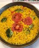 Arroz con brócoli