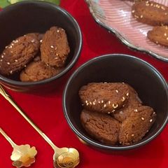 A picture of Wheat Flour Desi Biscuits/ Fry Atta Cookies (For Travel).