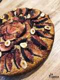 Gâteau noisette figues