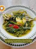 👩‍🍳Kangkung Asam Rebus Ikan Pelaling