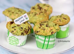 Foto resep Green Muffin / Pak Choy Muffin #MenuSehatAnak