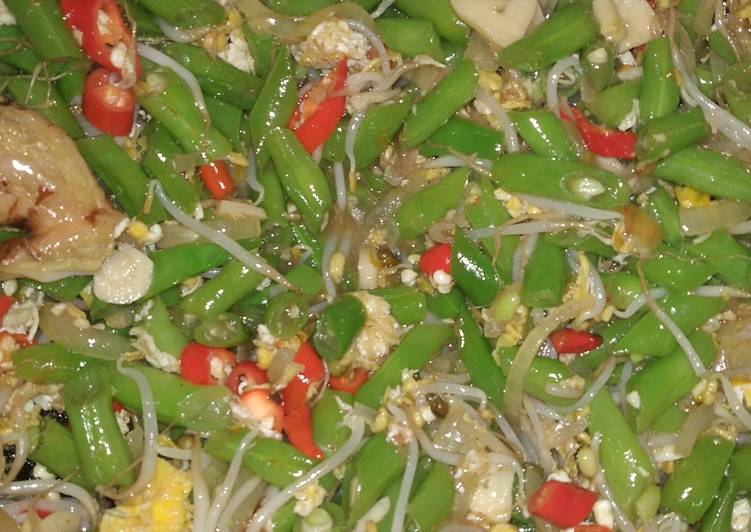Langkah Mudah untuk Membuat Tumis buncis dan taoge, Enak