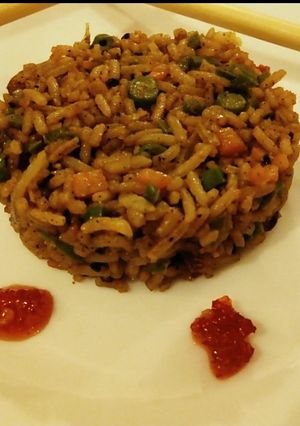 A picture of StirFried Vegetable Rice#weeklyjikonichallenge.