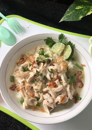 Foto resep Soto Ayam Tasik kuah santan
