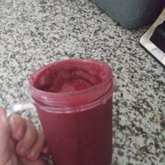 Healthful Banana Berry Smoothie A picture of Healthful Banana Berry Smoothie.