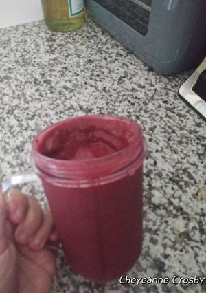 A picture of Healthful Banana Berry Smoothie.