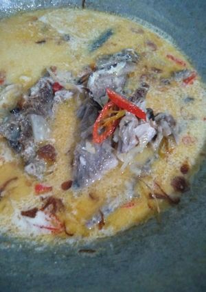 Foto resep Tongkol santan bumbu iris
