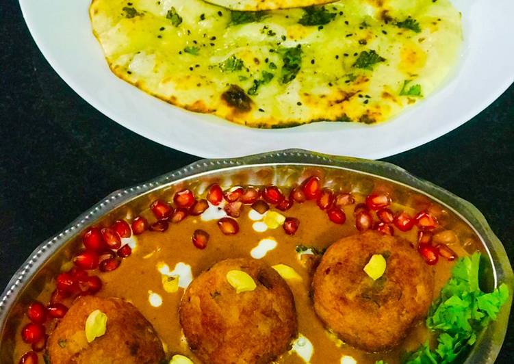 Easiest Way to Prepare Any-night-of-the-week Malai Kofta with Tawa Naan