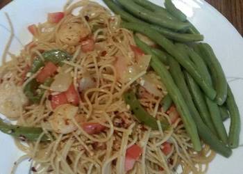 Unique Cuisine Shrimp Scampi Delicious