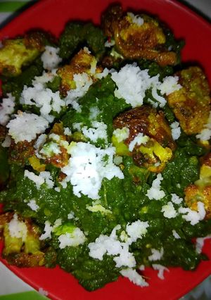 A picture of Palak mix sabji.