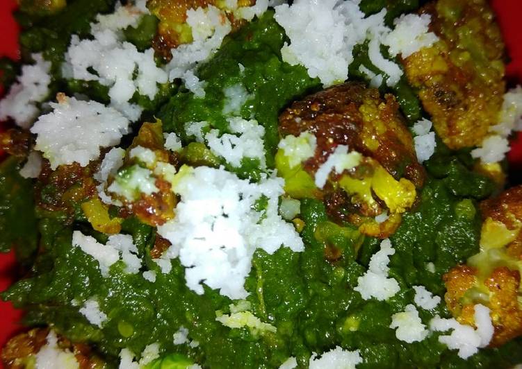 Recipe of Perfect Palak mix sabji