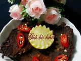 Giả bò khô