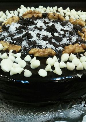 A picture of Mississippi Mud Cake.