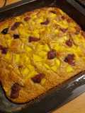 Breakfast: Pancake traybake (no gluten or refined sugars)