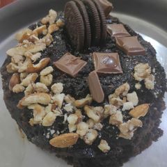 A picture of Dark chocolate cake.