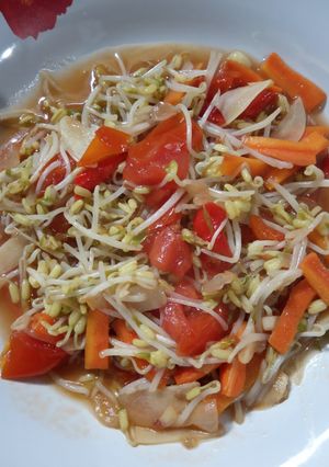 Foto resep Tumis tauge tomat