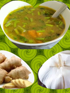 இஞ்சி பூண்டு சூப் செய்முறை முக்கிய புகைப்படம்