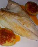 Dorada y papas arrugás con mojo picón