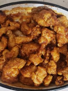 Una foto de Pollo agridulce