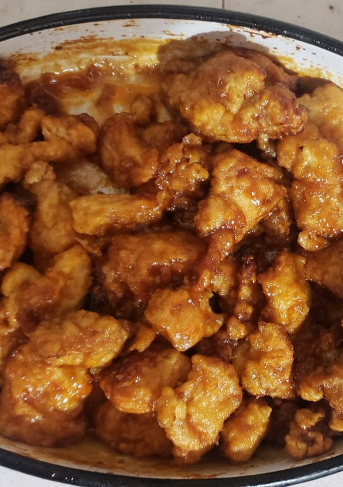 Una foto de Pollo agridulce