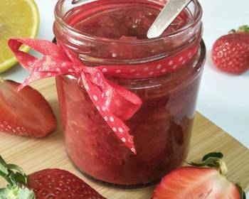 Ultimate Making Recipe Strawberry sweet lime compote Delicious and Healthy