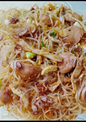 Foto resep Bihun goreng jamur tiram
